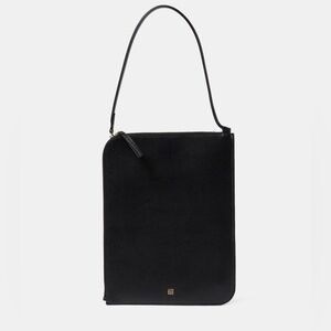 NWT Toteme Palmellata Slim Leather Tote Skinny Strap Clutch Bag Purse Black